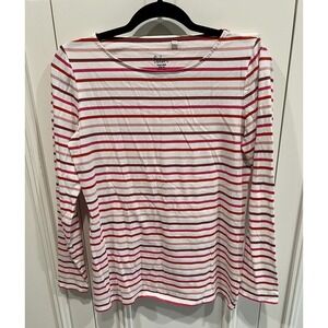 Boden Stripes Ahead Of The Rest‎ Long Sleeve Top Preppy Classic Nautical